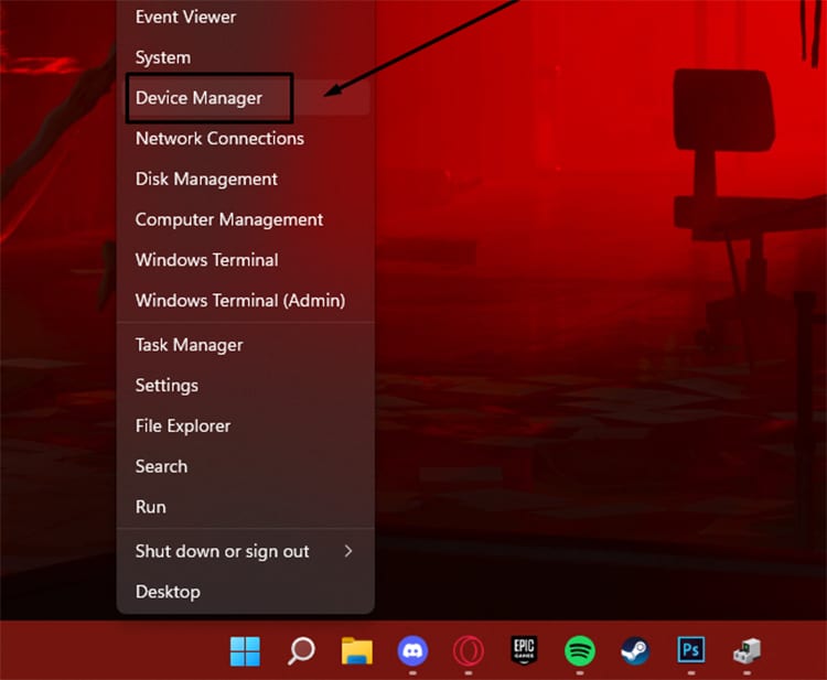 Accessing Device Manager