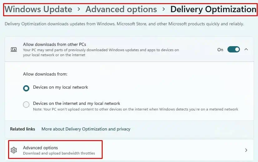 Delivery-optimization