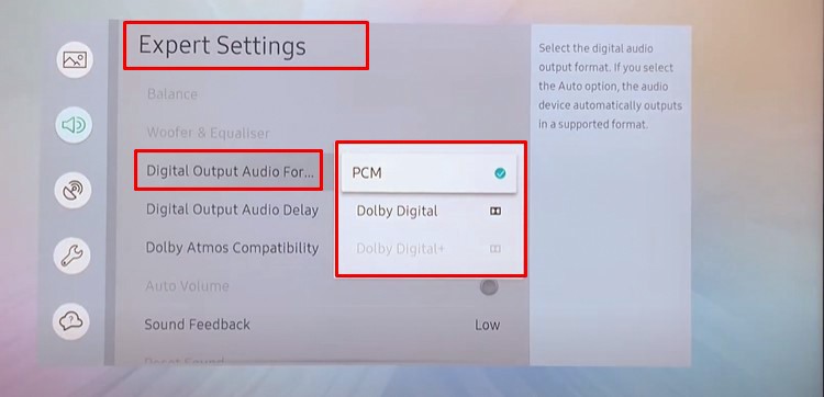 Sound Bar Out of Sync? Here's How to Fix It 3 Digital output audio settings