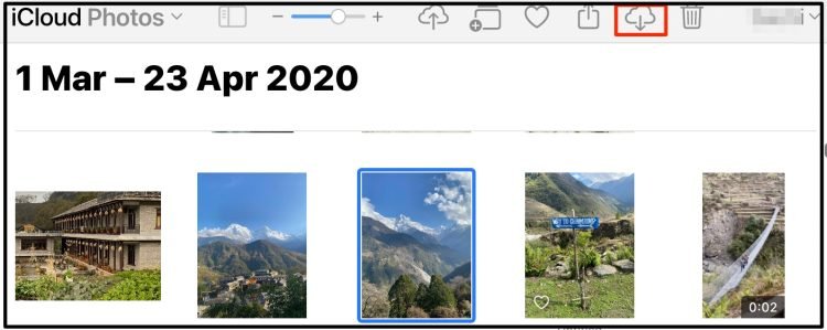 Download iCloud Photos