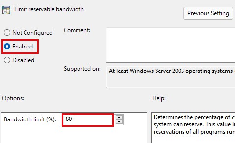 How To Change Bandwidth Limit In Windows - 28