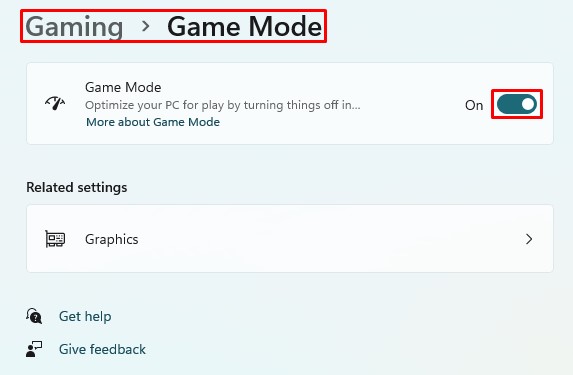 Game Mode