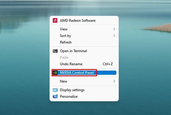 Nvidia Control Panel