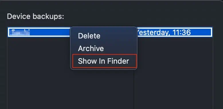 Show-Device-BackUp