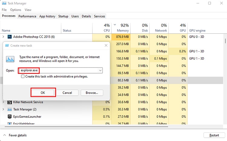 How To Restart Windows Explorer - 37