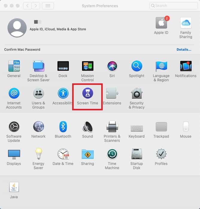 System Preferences