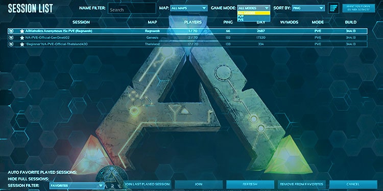 ark-server-not-showing-up