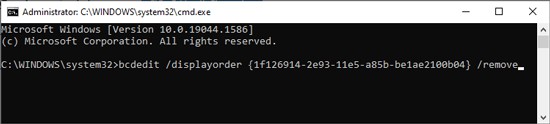 bcdedit-displayorder-remove