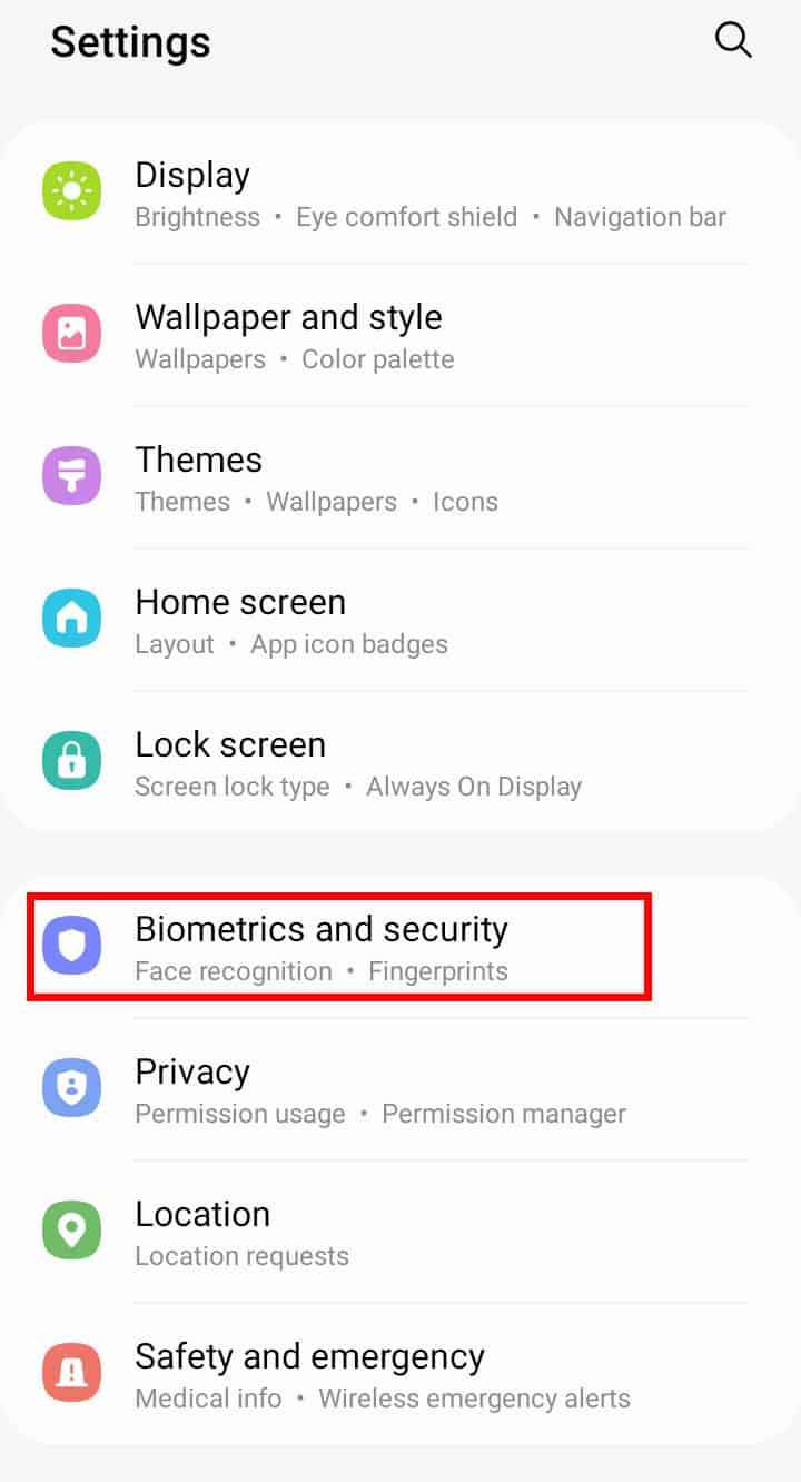 biometrics-and-security-settings