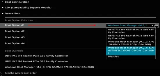 14 Ways to Fix Windows Boot Loop 54 bios-boot-option-priorities