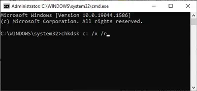 chkdsk-c-x-r