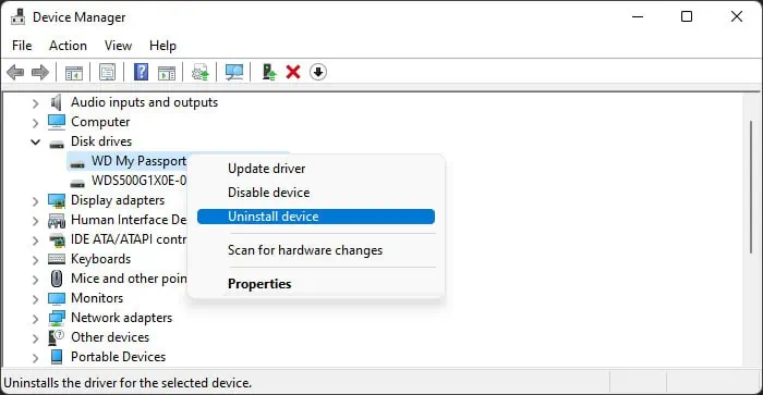 device-manager-hard-disk-uninstall
