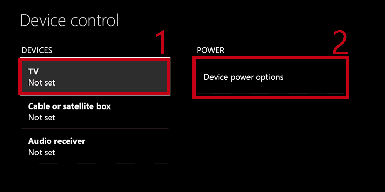 device power control