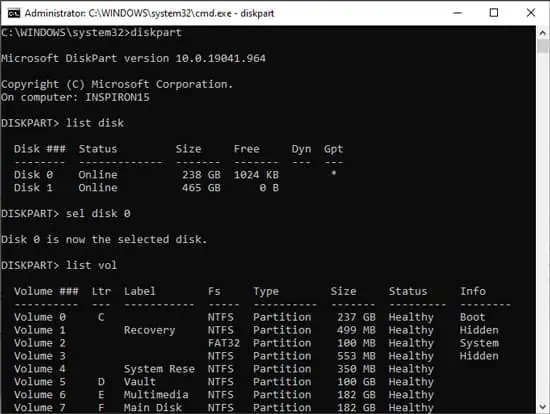 diskpart-list-disk-sel-disk-list-vol
