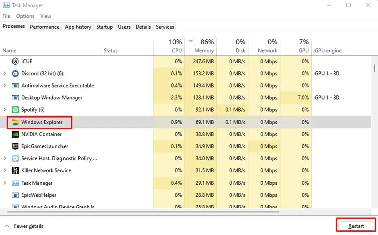 end-windows-explorer-through-task-manager