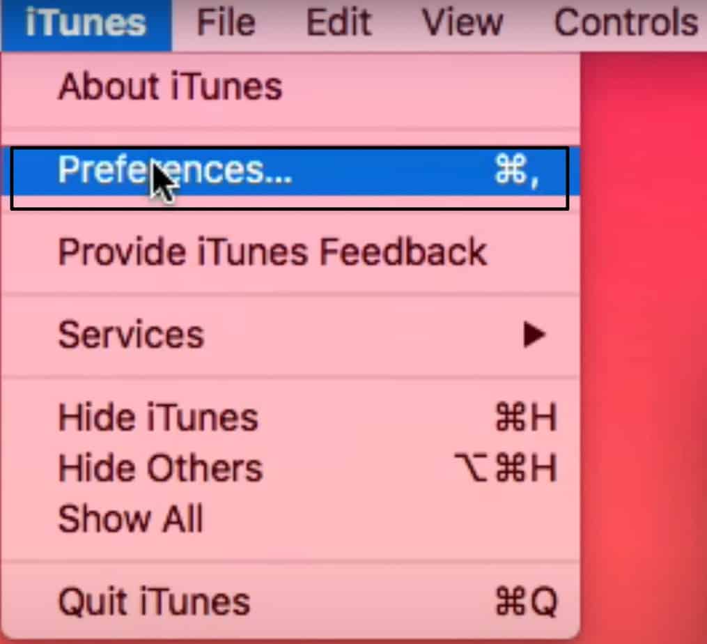 iTunes_Prefernces