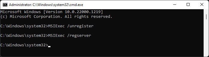 msiexec-unregister-regserver