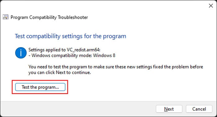program-compatibility-troubleshooter-test-the-program
