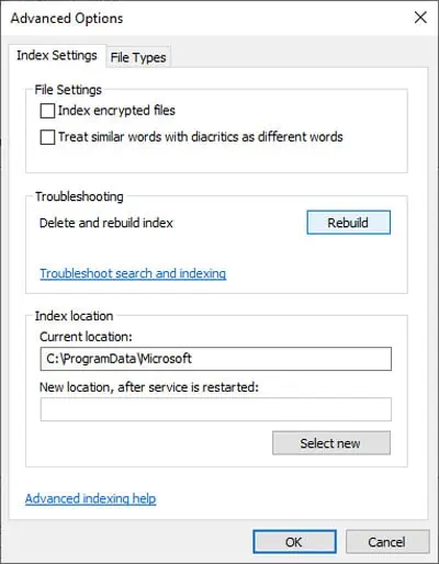 rebuild-search-index