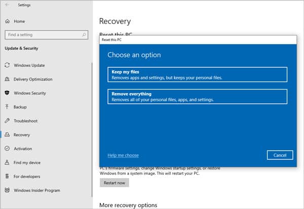 How To Repair Corrupted Windows Files 16 reset-pc-keep-my-files