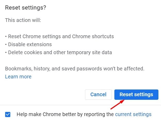 reset settings 3