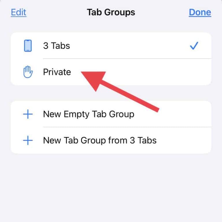 private browser mode safari