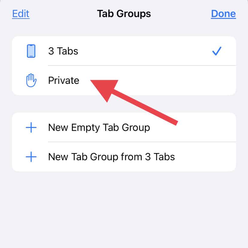 tab groups