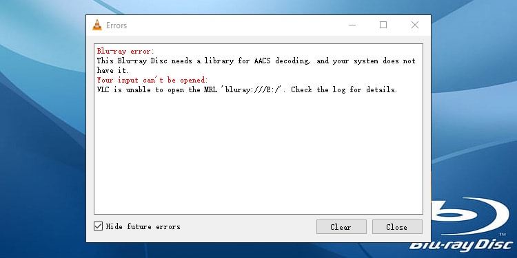 this blu-ray disc needs a library for aacs decoding