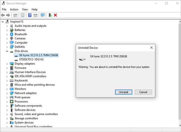 uninstall-disk-drive-device-manager