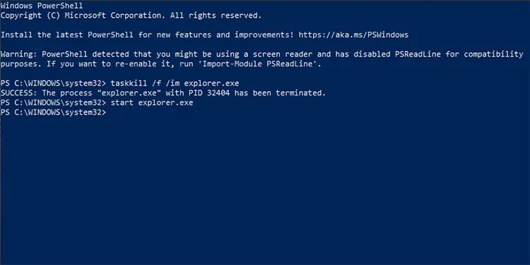 using-powershell-to-restart-explorer