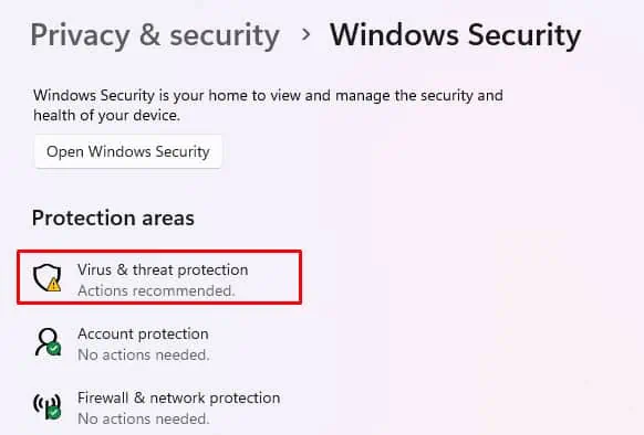 Google Chrome Crashing? Here’s how to fix it 13 virus-and-threat-protection-1