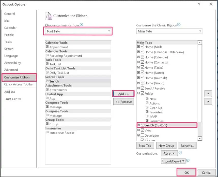 Add-Search-Tool-Permanently