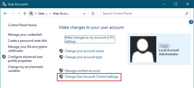 Change-UAC-settings