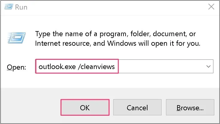 Clear-Views-through-Run-Command-