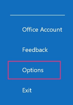 Outlook Options