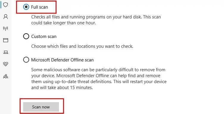 Windows-full-scan