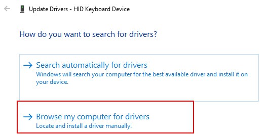 browse my pc for files