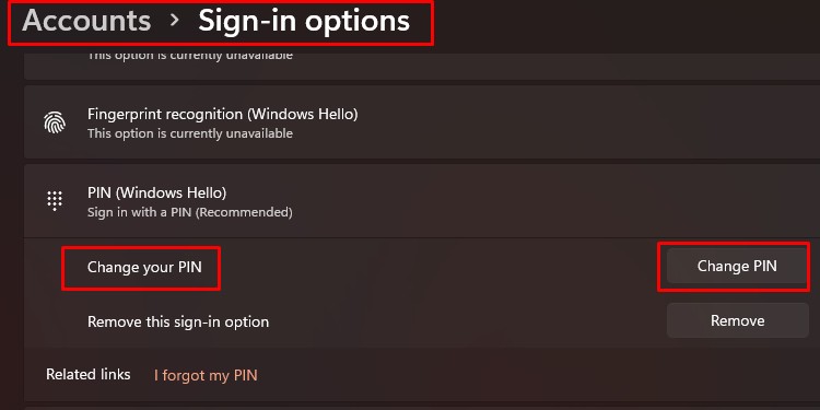 How To Change   Remove PIN In Windows 11 - 15