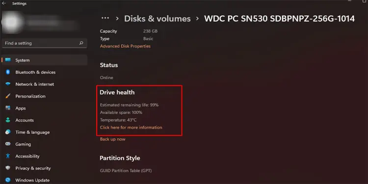 check-temperature-from-settings