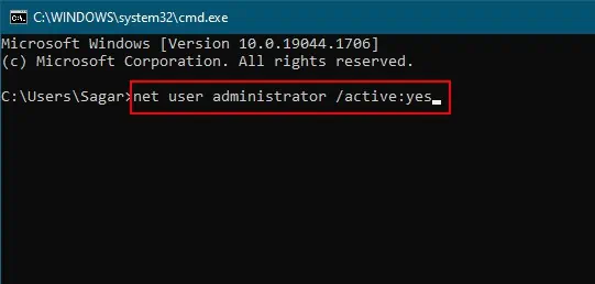 cmd-in-built-admin-login