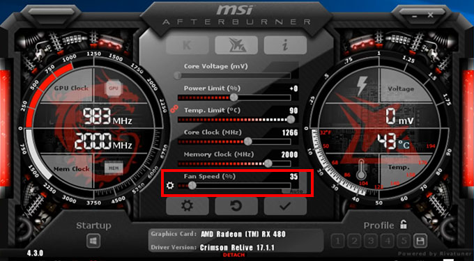 controlling-fan-speed-on-MSI-afterburner