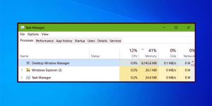 desktop window manager high memory