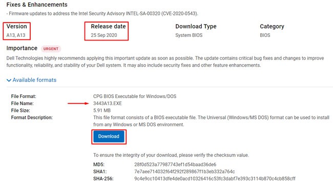 download-dell-bios