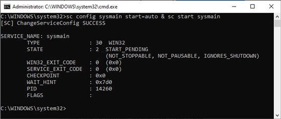 enable-start-sysmain-cmd