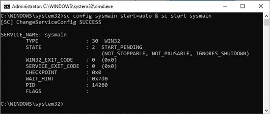 enable-start-sysmain-cmd