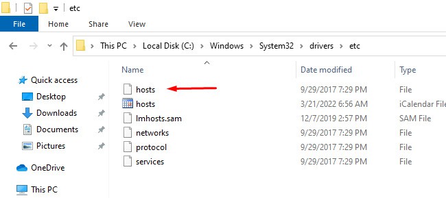 hosts-file-location