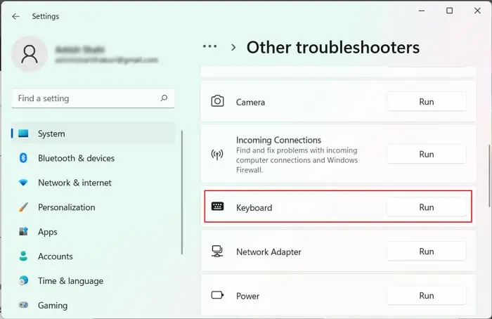 keyboard-troubleshooter