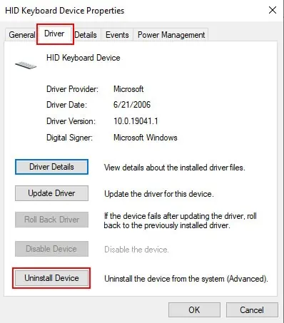 keyboard-uninstall