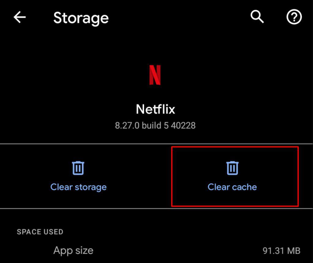 netflix cache cache