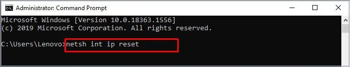 Why is My Chrome Lagging? 10 Ways to Fix it 13 netsh-int-ip-reset-1